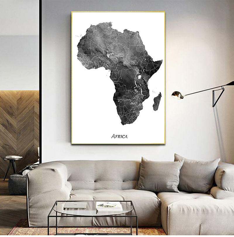 Star Map Poster - Africa map posters and prints map