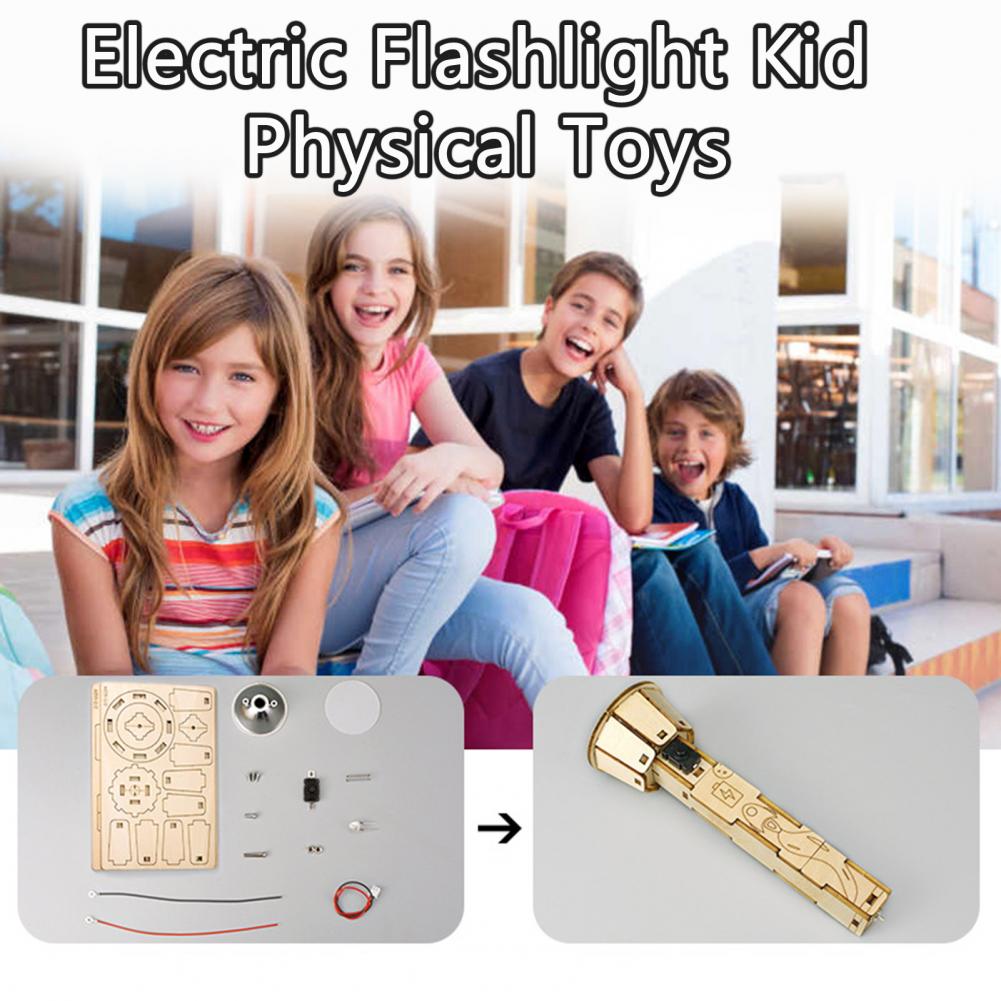 Wooden DIY Flashlight Puzzle K - Science Project Physics recension och pris