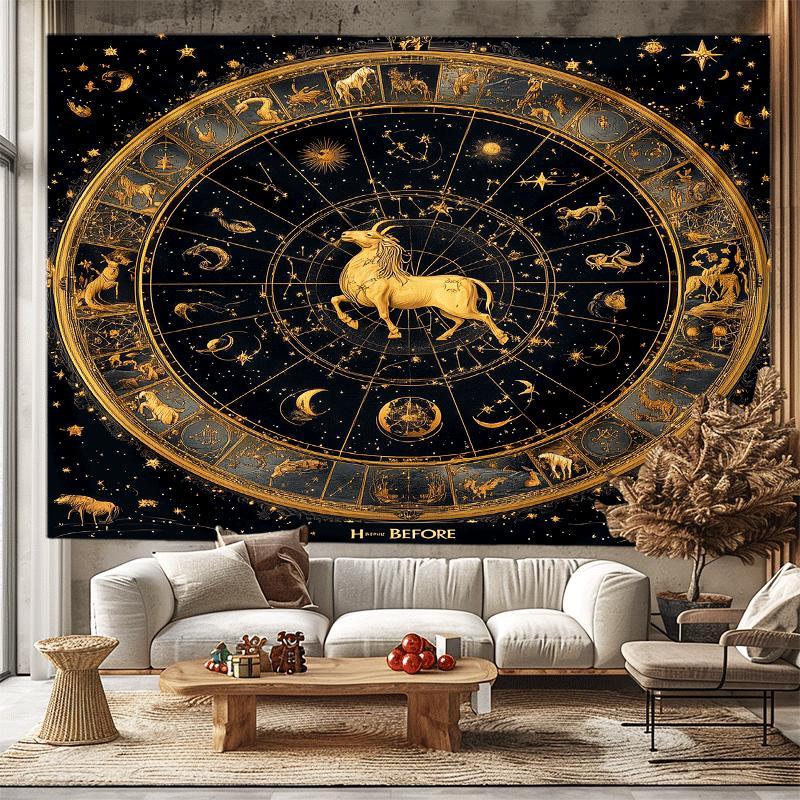 Elegant Zodiac Constellation T - Star Map Poster recension och pris